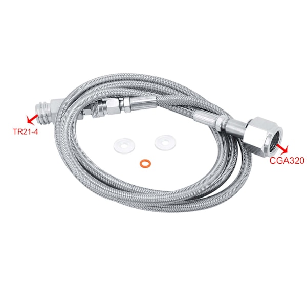 1,5 m (60 tommer) Soda Water Ekstern Slange Adaptersett Kobling for TR21‑4 CGA320 - Soda Tilbehør