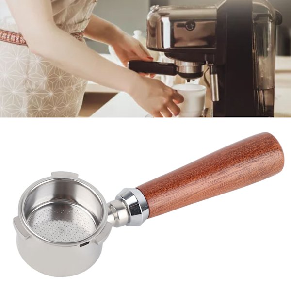 3 Ears Coffee 51mm Pohjaton Ruostumattomasta Teräksestä Valmistettu Portafilteri - Irrotettava Vaihto-osa