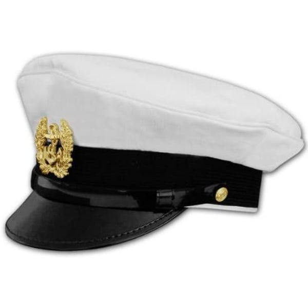 Størrelse Hvid Kaptajnskasket Kaptajn cm 60