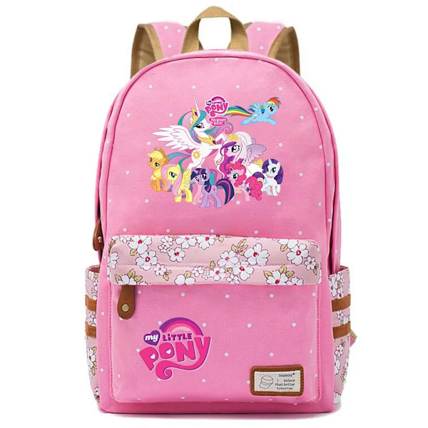 Pieni Pony Unicorn -reppu koululaukku matkakannettavan laukku lahja lapsille opiskelijoille
