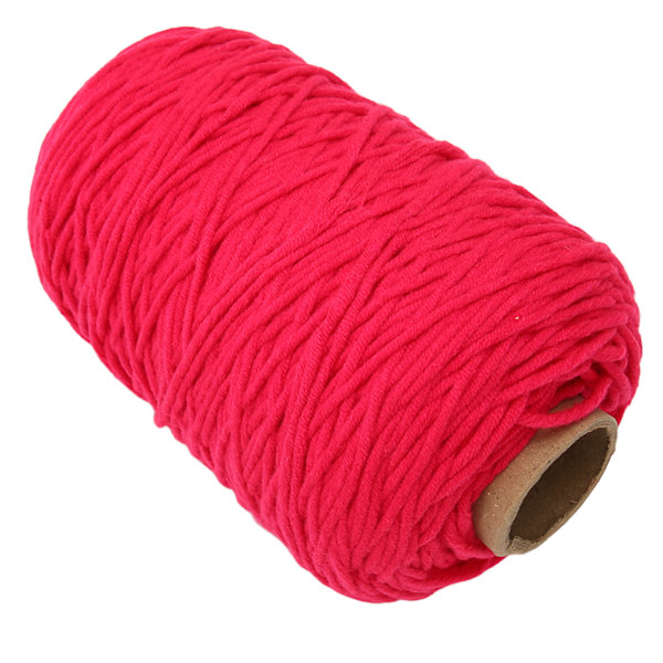 Myk bomulls-polyester blanding lang-haug tufting garn: 437 yards, 0,2 tommer bred, krympebestandig - Perfekt for DIY håndverk veving