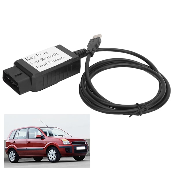 4-i-1 Bilnyckelprogrammerare: Snabb Matchande Programmeringsverktyg med USB-Dongel Kompatibel med Ford