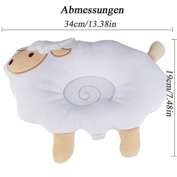 Baby Head Shaping Pillow Sheep