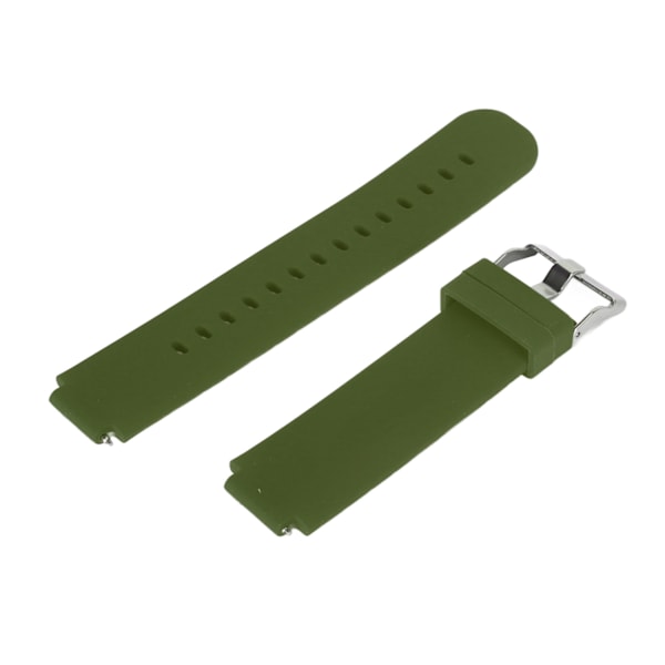 Justerbart mjukt silikonarmband i OD Grön för Amazfit Verge 2 (Modell A1807)