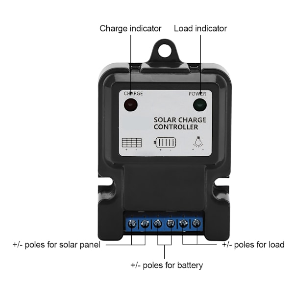 PWM Intelligent Solenergi Laddnings- och Urladdningsregulator för 3S 6V/12V 3A System