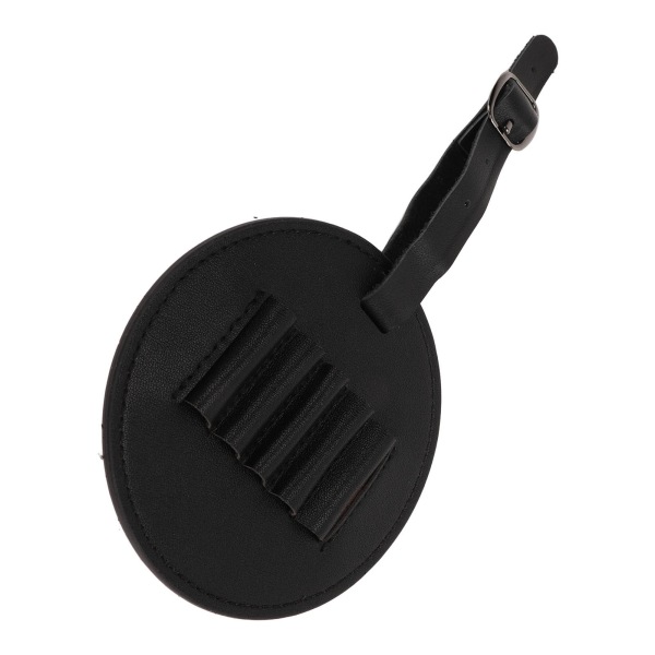 Bærbar PU Læder Golf Tee Holder Organizer - Stilfuld Opbevaringspose til Mænd og Kvinder Golfspillere (Sort) Black