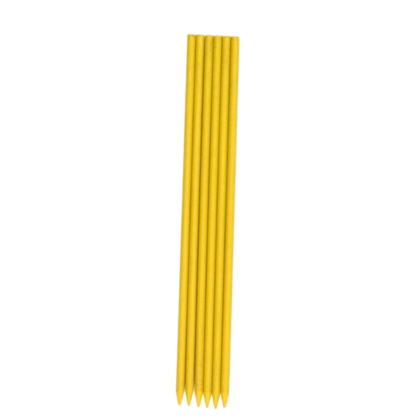 24 kpl Pitkän Keston Puusepän Kynäsuojat - 2,8 mm Grafiittilyijy Puuntyöstöön (Keltainen)