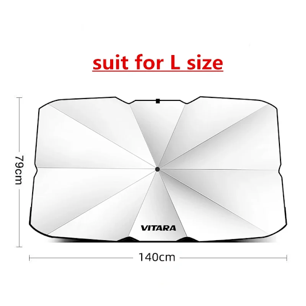 Auton etuosan varjostus Auton tuulilasin aurinkosuoja-sateenvarjo Suzuki Jimny Grand Vitara Equator Ignis Baleno Sx4 Swift Alto -tarvikkeille - Vitaralle