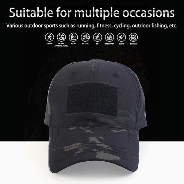 Baseball Caps Camouflage Tactical Outdoor Soldier Combat Paintball Justerbar Hat A9 none
