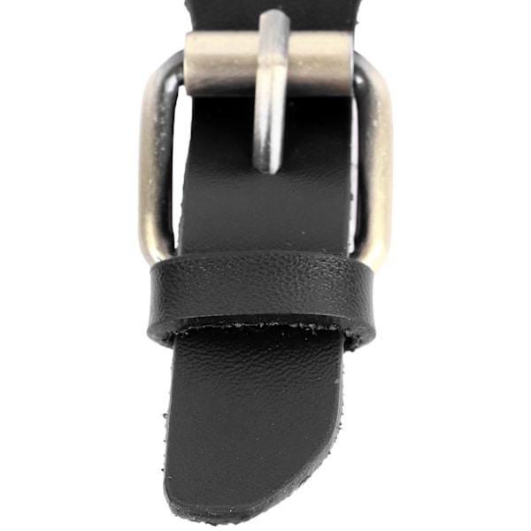 10 Set Läder Sy-På Spännen - Svarta Snapplås för DIY-Kläder och Jackor Black 10 Sets