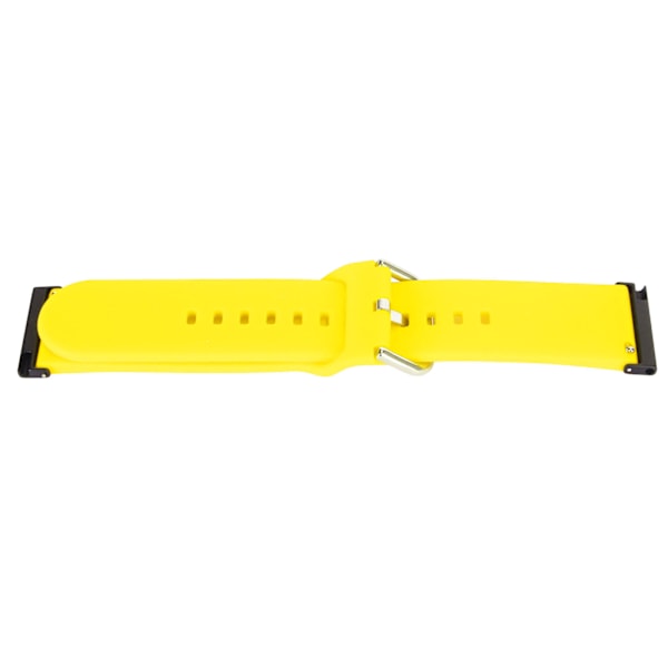 Justerbart Silikonarmband för Suunto 7 Smartwatch - Gul Tillbehör
