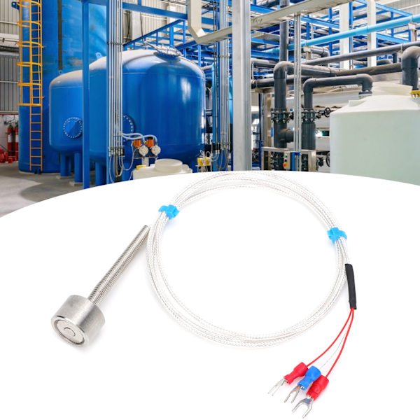 PT100 Vattentät Magnetisk Temperatursensor Termistor -60 till +150℃ (1 Meter)