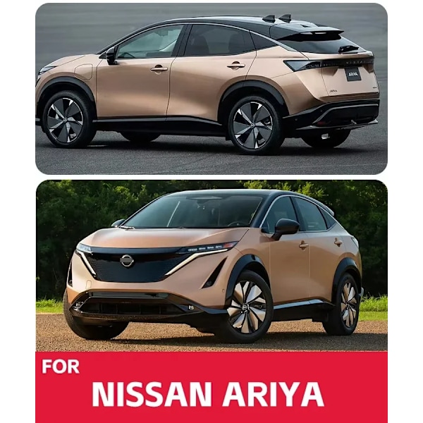 Roiskeläpät NISSAN ARIYA 2021 2022 2023 2024 -malleihin, Mudguards, roiskesuojat, etu- ja takapyörien lokasuojat, autotarvikkeet, 4 kpl