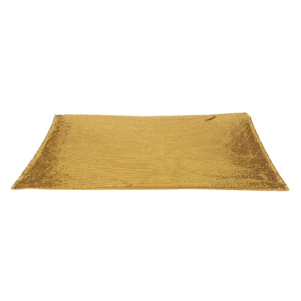 Guld färg paljett tyg aluminium metall mesh kläder aluminium mesh för skor väska dekorera gold
