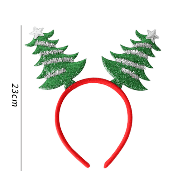 2 stk. julehovedbånd - elg gevir hovedbånd - juledekoration - festlig hovedbeklædning FS-02