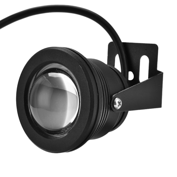 2V 10W RGB Vandtæt LED Spotlight til Akvarier, Pools og Haver - Sort Undervandslys