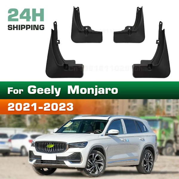 För Geely Monjaro 2021 2002 2023 Stänkskärmar Mud Flaps Stänkskydd Mudguards Biltillbehör