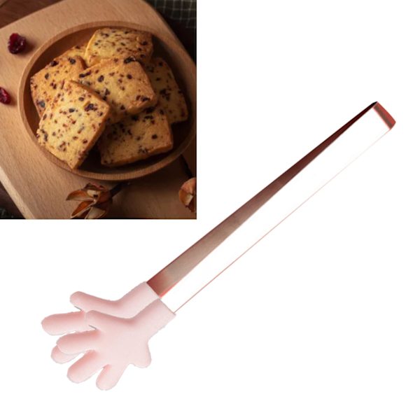2 st Silikon Mini Tångar - Mat Tångar för Matlagning, Små Barnvänliga Tångar för Servering av Aptitretare, Is och Frukt