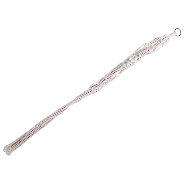 Macrame Växthängare - Elegant Hängande Planterhållare Korg för Blomkrukor & Trädgårdsdekoration