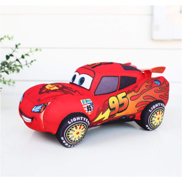 Racing Story Doll Lightning McQueen nr. 95 bilmodel Plyslegetøj til børn Plysbildukke 17cm Z