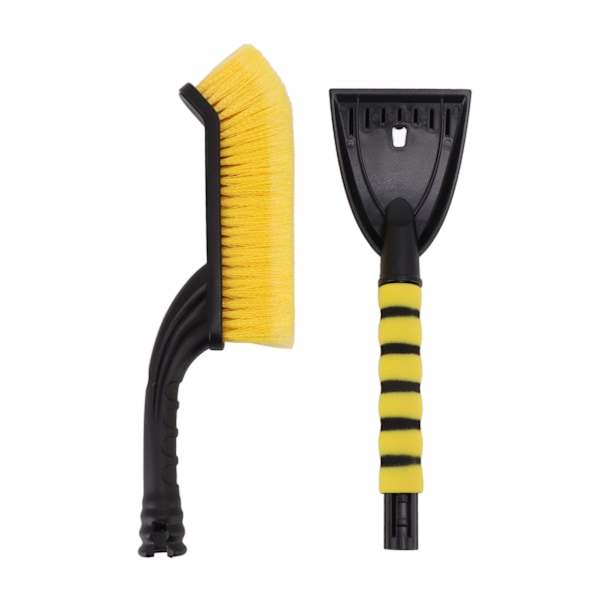Avtagbar isskrapa och snöborttagningsborste för bilar och lastbilar - Gul och svart Yellow Black
