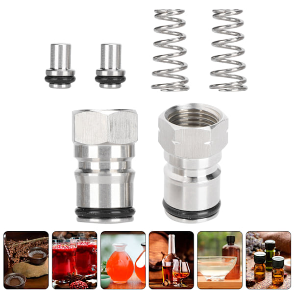 Hjemmebrygging 19/32-18 Tråd Gass og Væske Ball Lock Keg Posts Fjærer for Cornelius Keg