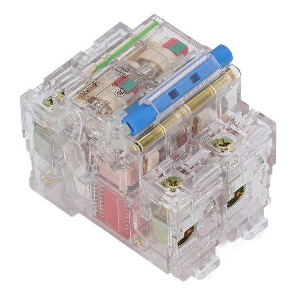 2-polet Transparent Høyfølsom Sikringsbryter for AC-systemer - 400V 80A med enkel observasjonsfunksjon