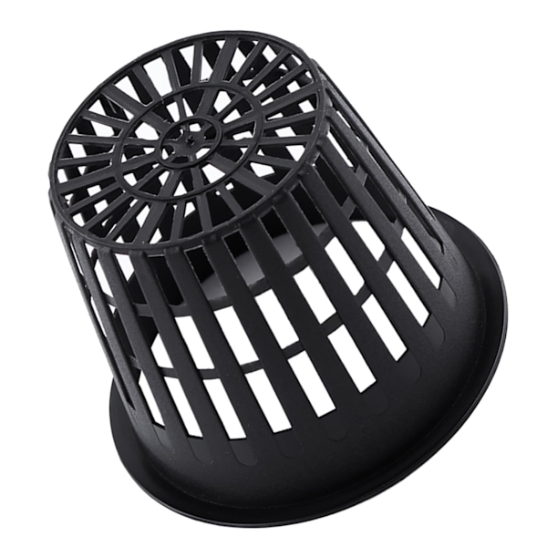 10 Pakk Heavy-Duty Mesh Nettbeholdere for Hydroponisk Plantevekst og Kloning - Svart