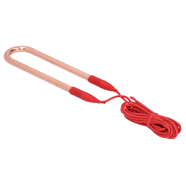 Elektrisk varmeelement i messing - Eksplosjonssikker U-formet varmeapparat med 115 cm kabel (2 KW, Mål: 26,5 x 6,5 x 1 cm / 10,4 x 2,6 x 0,4 tommer)