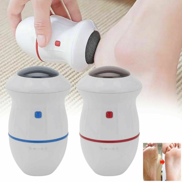 Electric Foot Grinder File Foot Pedicure Dead Skin Remover punainen Z red