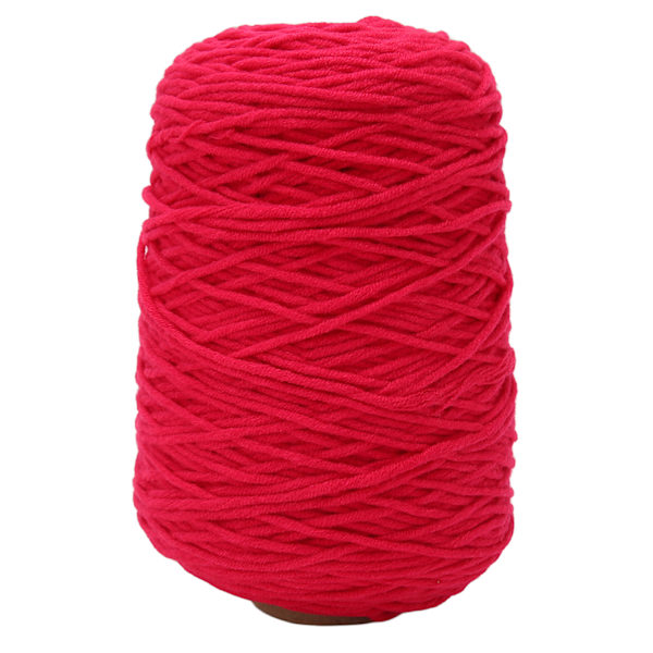 Myk bomulls-polyester blanding lang-haug tufting garn: 437 yards, 0,2 tommer bred, krympebestandig - Perfekt for DIY håndverk veving