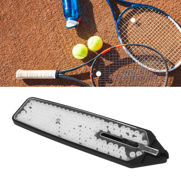 Tennis Cross String Saver - Erstatningslås for kryssstrenger - Hvit farge White