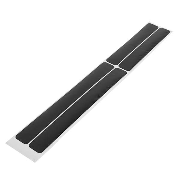 4-delad Universal Dörrtröskelskyddssats - 3D Kolfiber Repskyddande Dekorativ Skydd