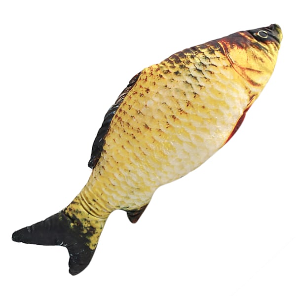 Kreativ 3D Karpformad Simuleringskudde - Perfekt Present till Barn, Soffa Heminredning, 60cm