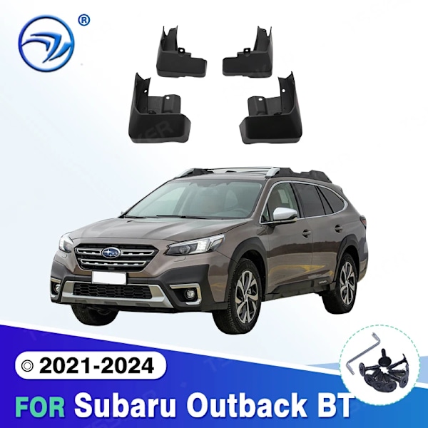 För Subaru Outback BT 2021 2022 2023 2024 Stänkskydd Skärmar Mud Flaps Skydd Splash Flap Stänkskärmar Biltillbehör