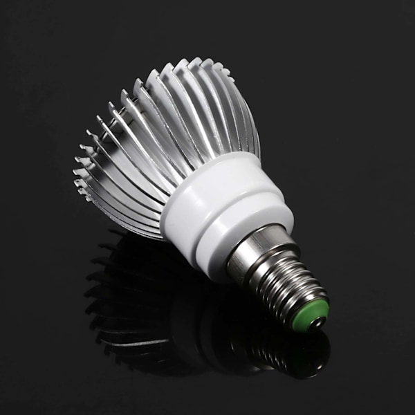 8W Full Spectrum LED-vekstlys pære for blomstrende planter - E14, 85V-265V