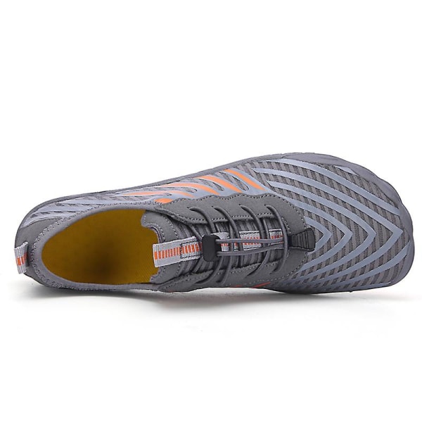 Herrsneakers Quick Dry Slip On Water Skor Yogaskor A34 Q Gray 42