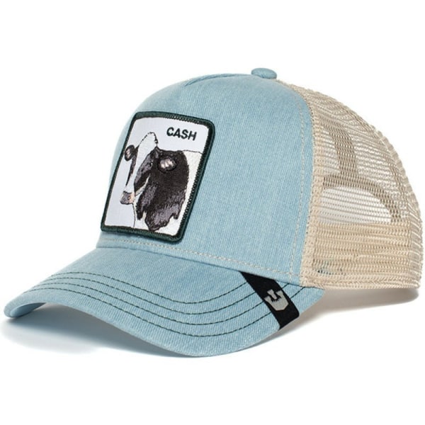 Farm Justerbar Mesh Trucker Hat for menn og kvinner ku