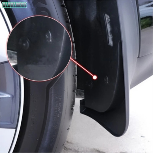 Stänkskydd Mud Flaps Stänkskärmar Fender Protector Cover Auto PASSAR För HUA WEI AITO M5 EV REEV 2023 2024 Biltillbehör