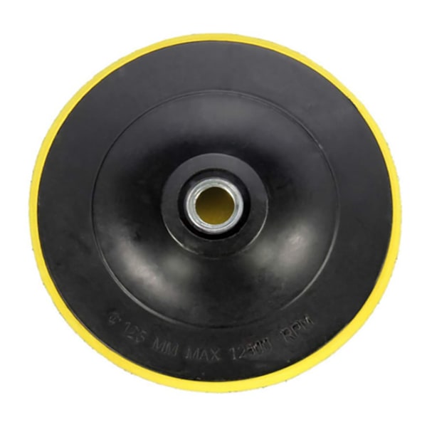 Poleringsklisterdiskar: Självhäftande flockpapper, 125 mm diameter, 10 mm hål