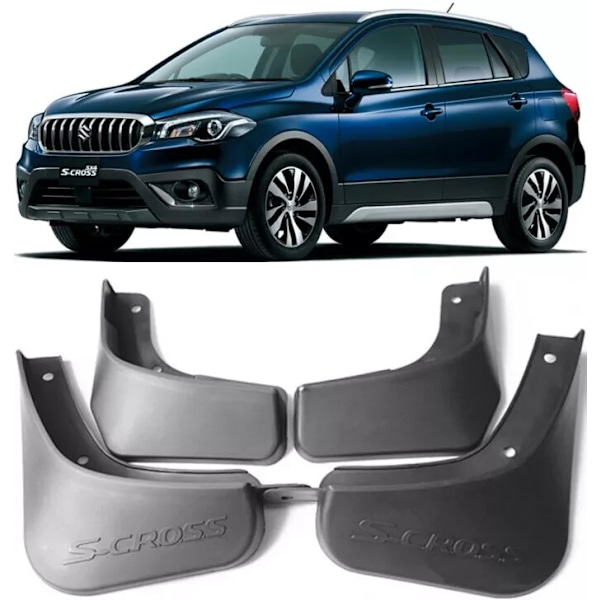 Yhteensopivat etu- ja takaläpät roiskesuojat VUOSILLE 2013-2022 Suzuki SX4 S-Cross