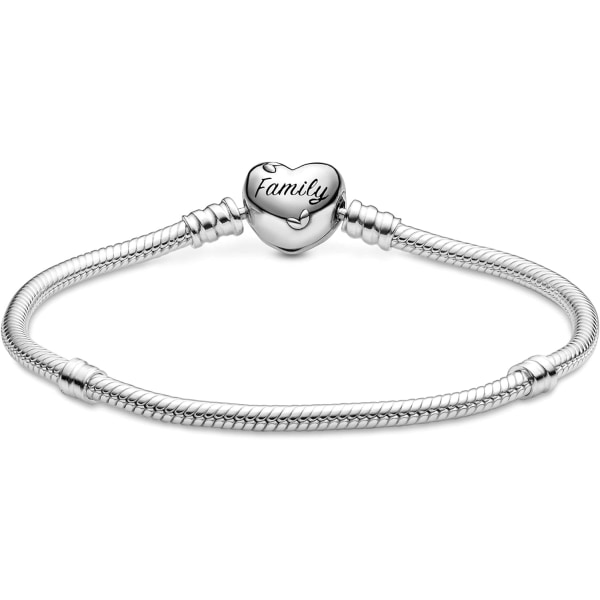 Pandora Unik Elegant Sterling Silver Armband -20Cm 20 cm