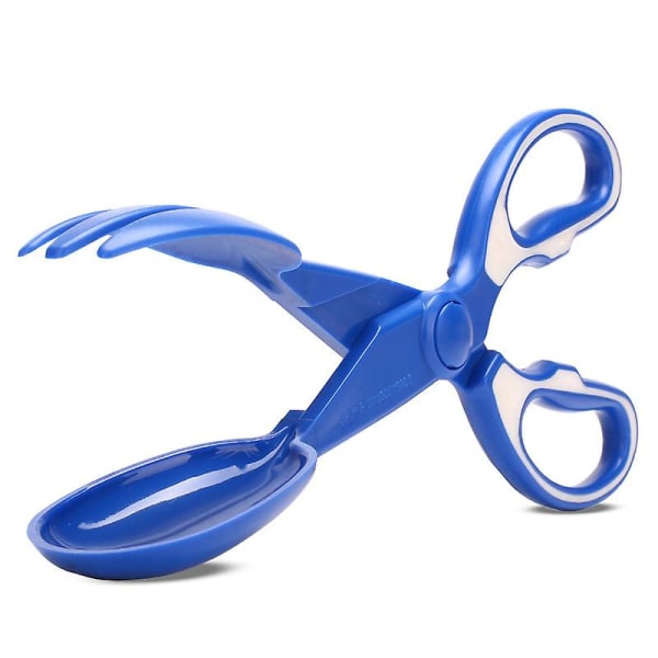 2pcs Long Handle Pet Waste Shovel Clamp Poop Cleaning Clip Tool blue