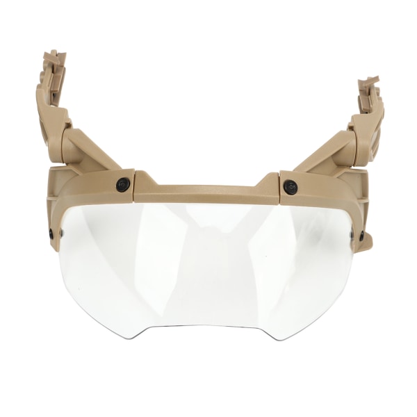 Hjälmglasögon för MICH PC Justerbar visirglasögon med genomskinlig lins för jaktcykling