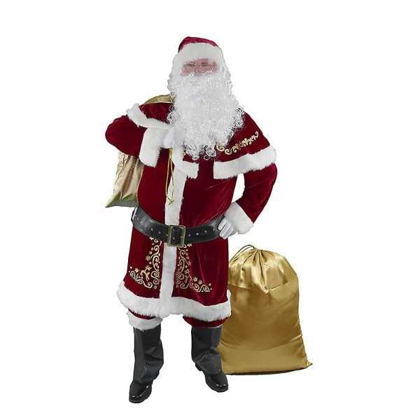 Mens Santa Costume Set Christmas 3XL