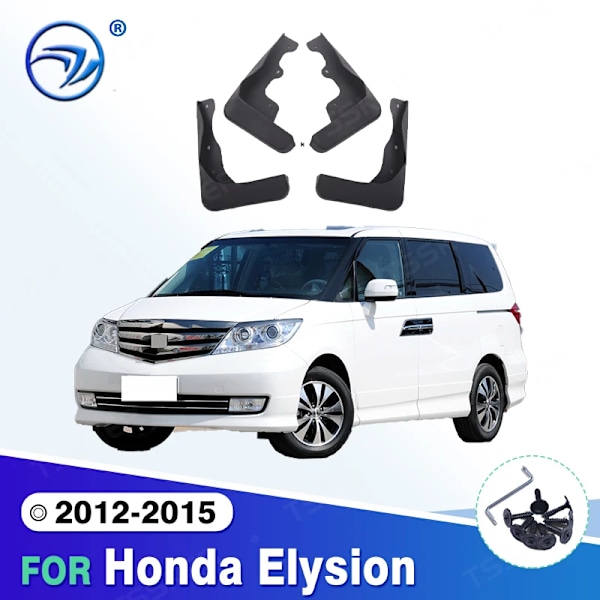 Til Honda Elysion 2012-2015 2013 2014 Skærm Mudguard Mud Flaps Guard Splash Flap Mudguards Biltilbehør