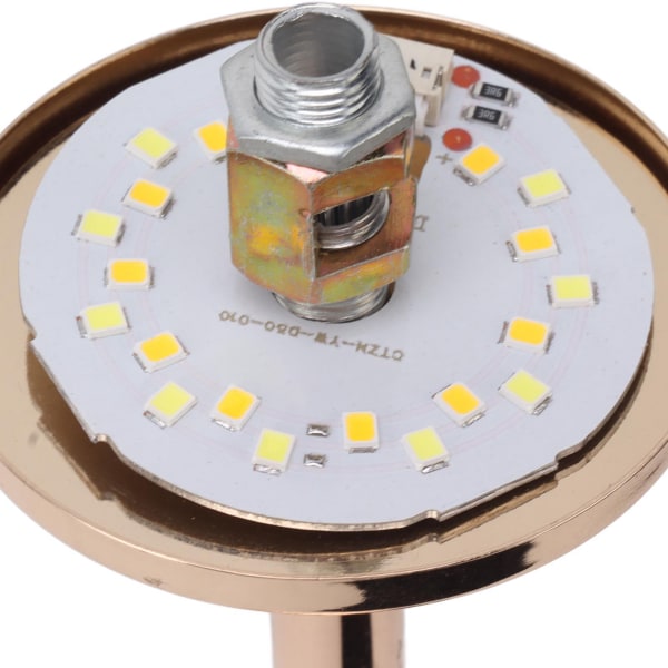 Dekorativ bordslampa 30 st fjädrar USB uppladdningsbar Light Touch Kontroll skrivbordslampa Inbyggt batteri Kamelfärg Camel Color