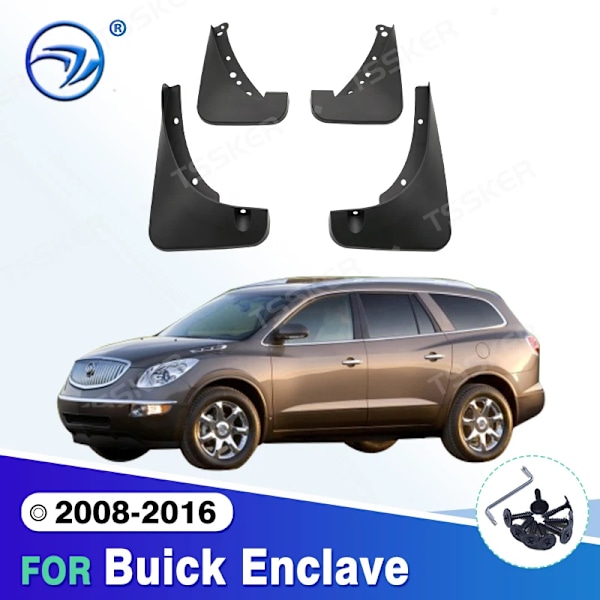 Auton etu- ja takalokasuojat Buick Enclave 2008 2009 2010 2012 2013 2014 2015 2016 -malleihin, lisävarusteet, roiskeläpät, auton muotoiluosat