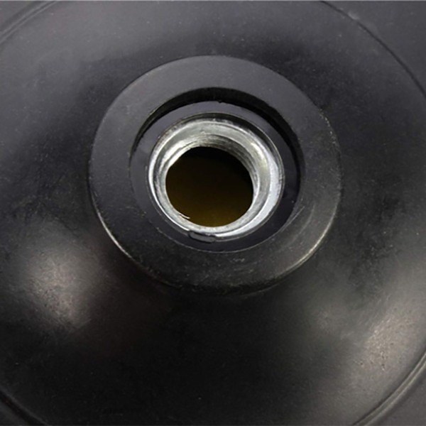 Poleringsklisterdiskar: Självhäftande flockpapper, 125 mm diameter, 10 mm hål