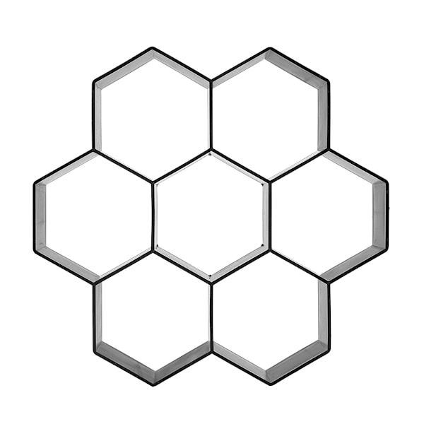 1 Stk DIY Havegangssti Maker Form til Beton Trin Sten - Cement Belægning Form Mursten